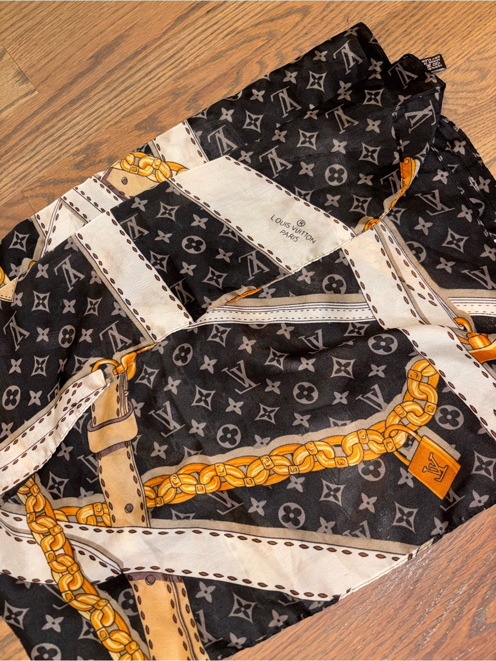 Louis Vuitton head scarf/neck scarf